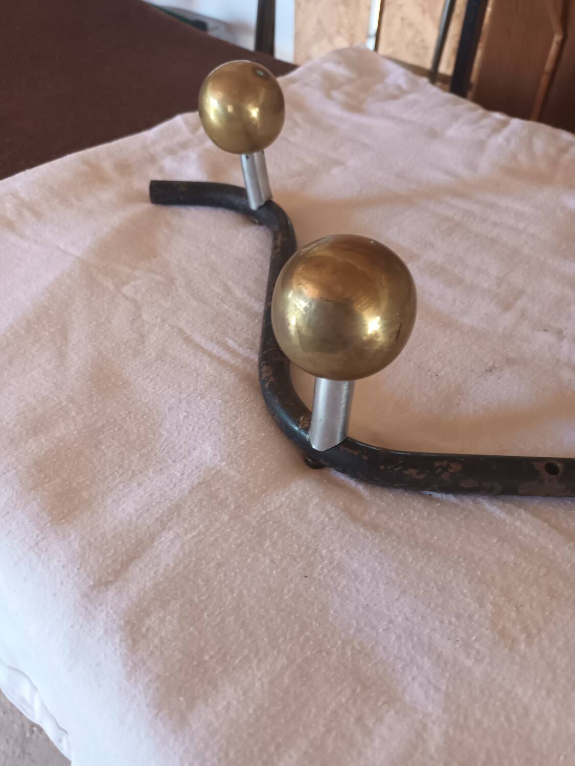 Vintage wall coat rack