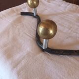 Vintage wall coat rack
