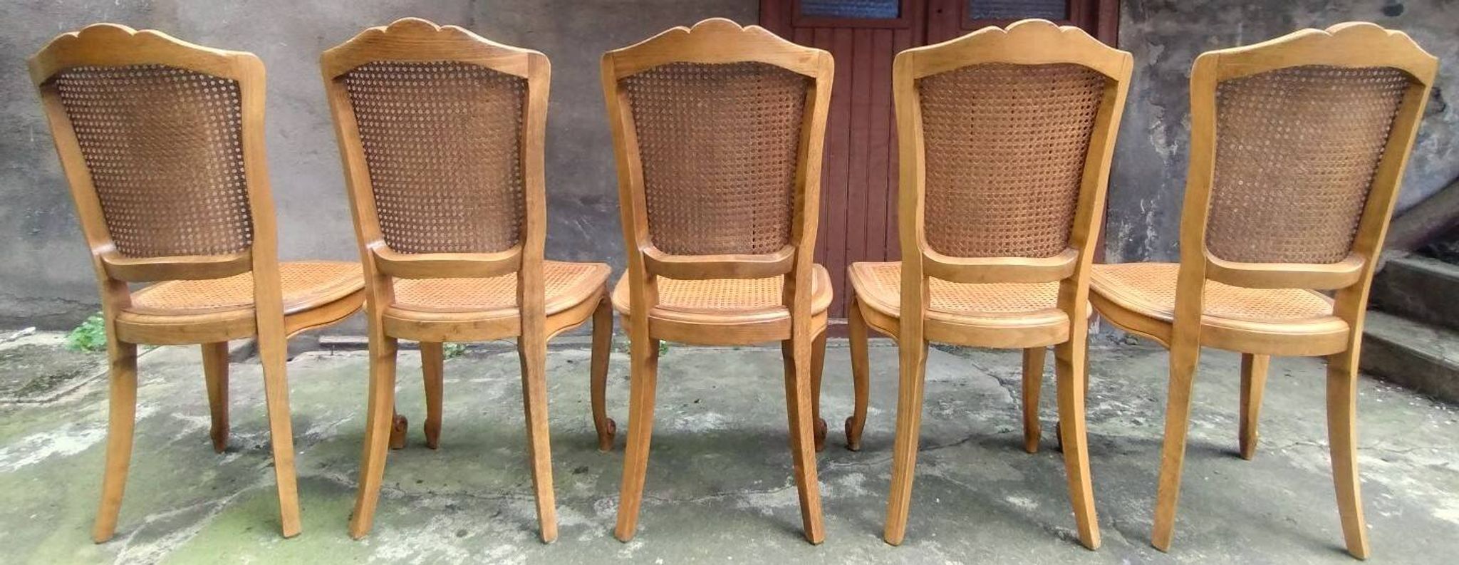 Set of 5 Baumann chairs