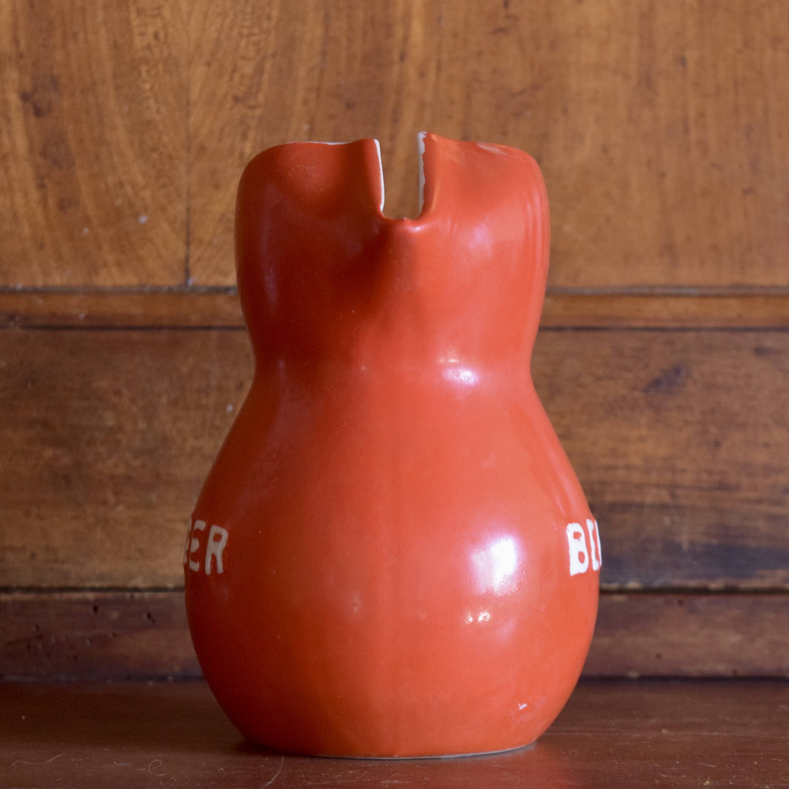 BERGER - Advertising Pichelt in red ceramic - 1960