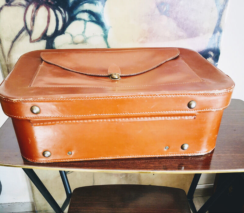 Leather case with Briefcase