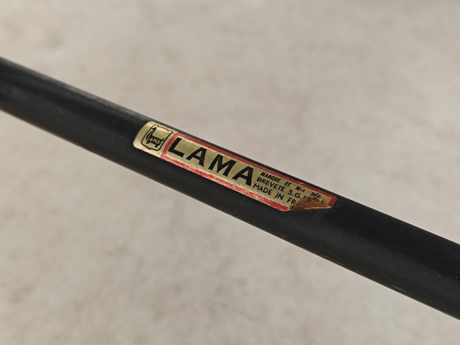 Indoor deckchair, Lama 70's orange deck chair