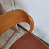 Suite of 4 chairs sleds Baumann, 1960s
