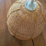 Hanging lamp wicker flower