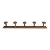 Coat rack with 5 hooks