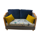 Swallow bench Thevenon Fabric - Completely redone Fabrics Upcycling