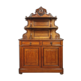Buffet Saint Hubert of napoleon III period in mahogany