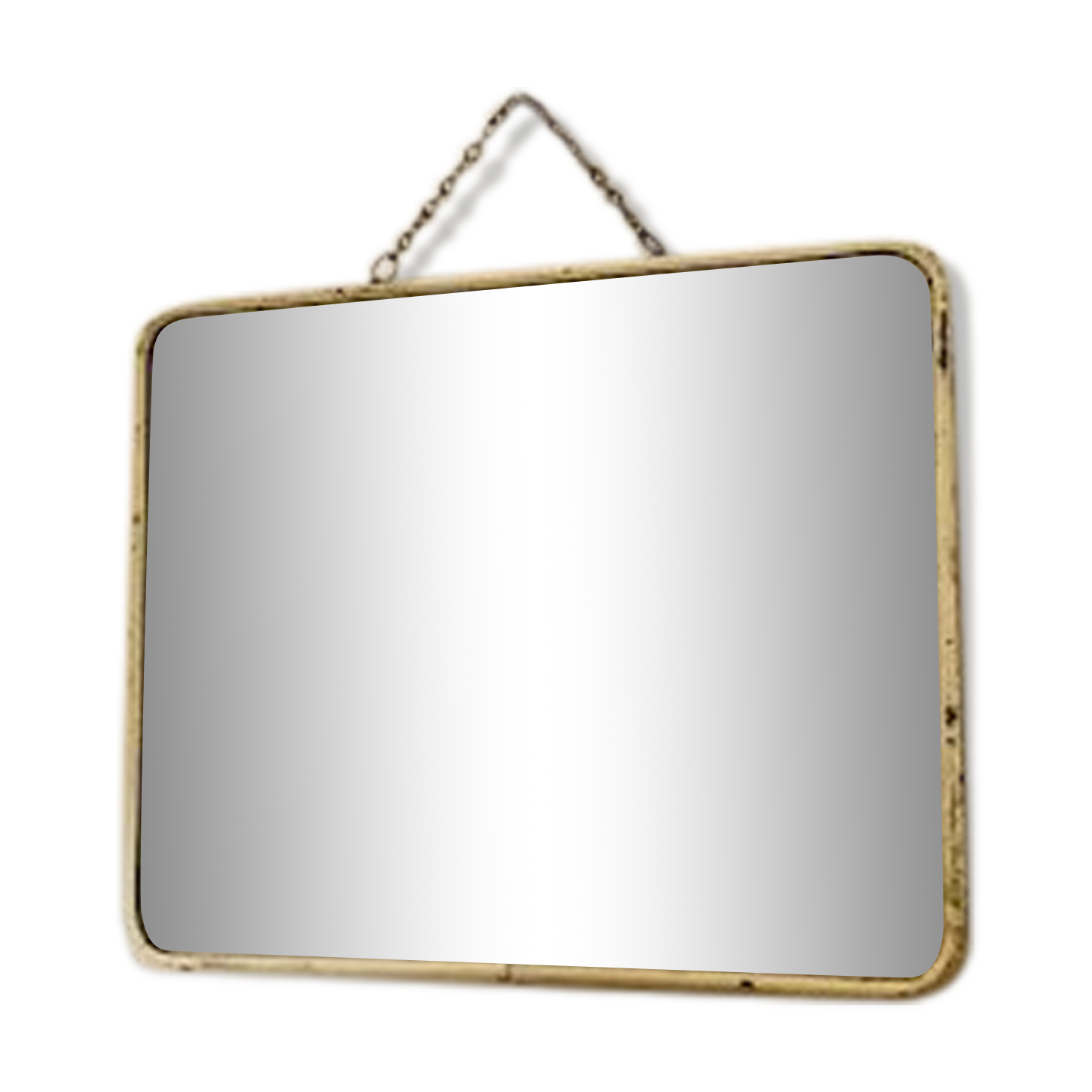 Ancient mirror, wabi-sabi spirit