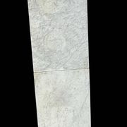 Double cast iron and marble bistro table signed Rieux Lyon 1900
