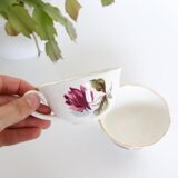 2-cup Gien opaque porcelain set, Chambord pattern