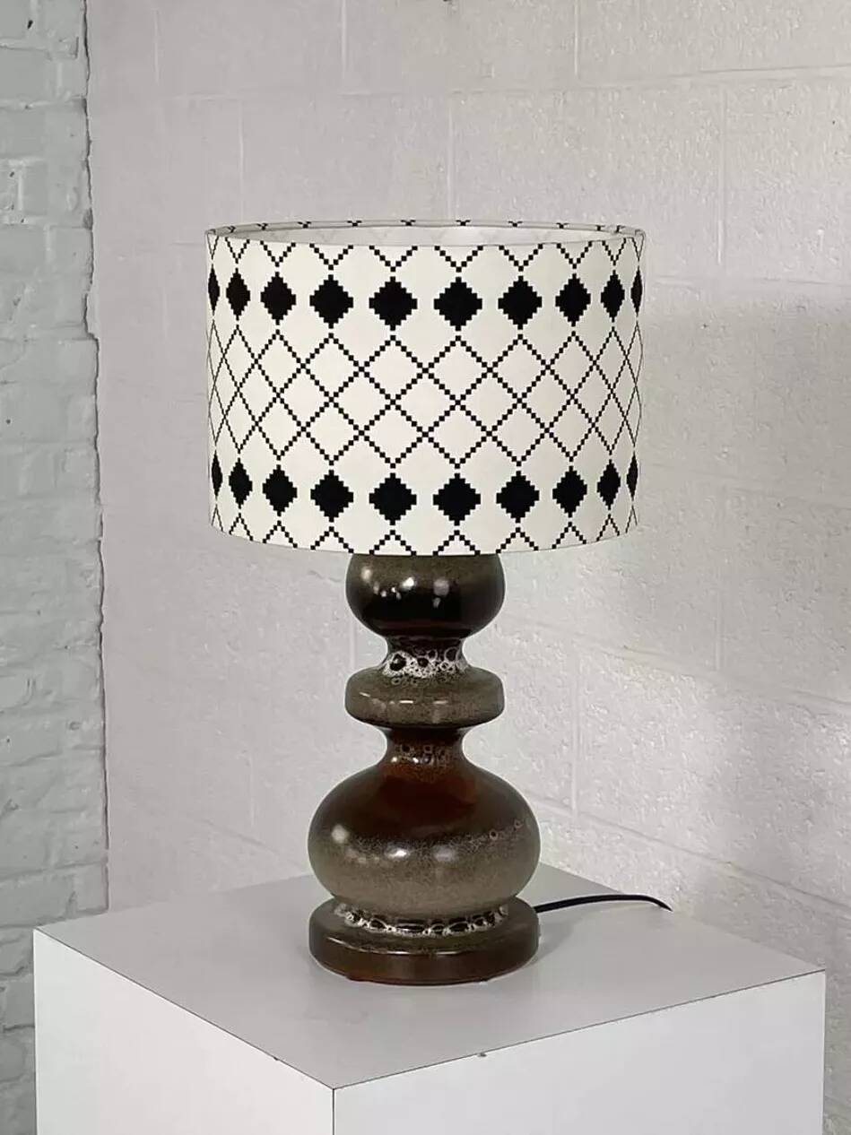 Lampe vintage en céramique