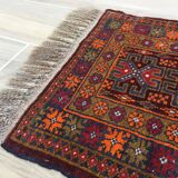 Small oriental wool rug - 80 x 46cm