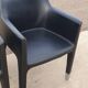 4 fauteuils noirs Plank Claudio Bellini Mon Ami