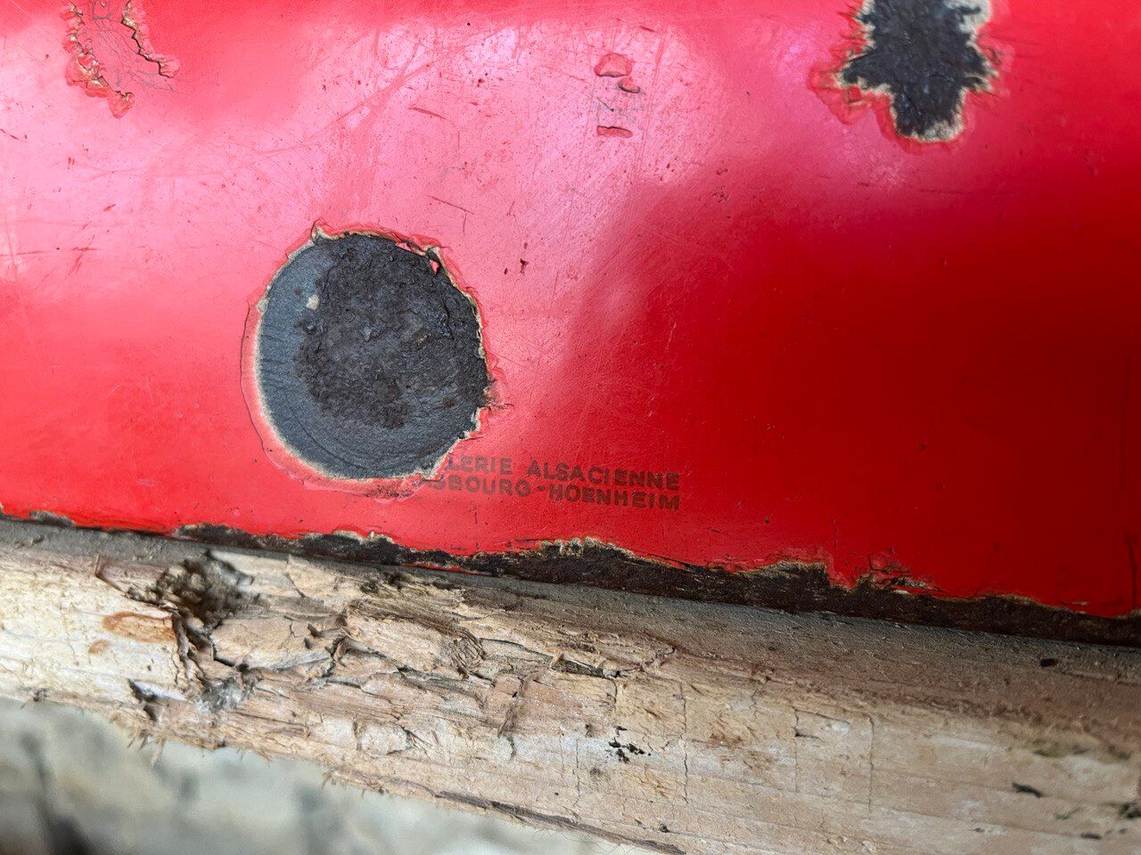 Enamelled plate Ricard XXL