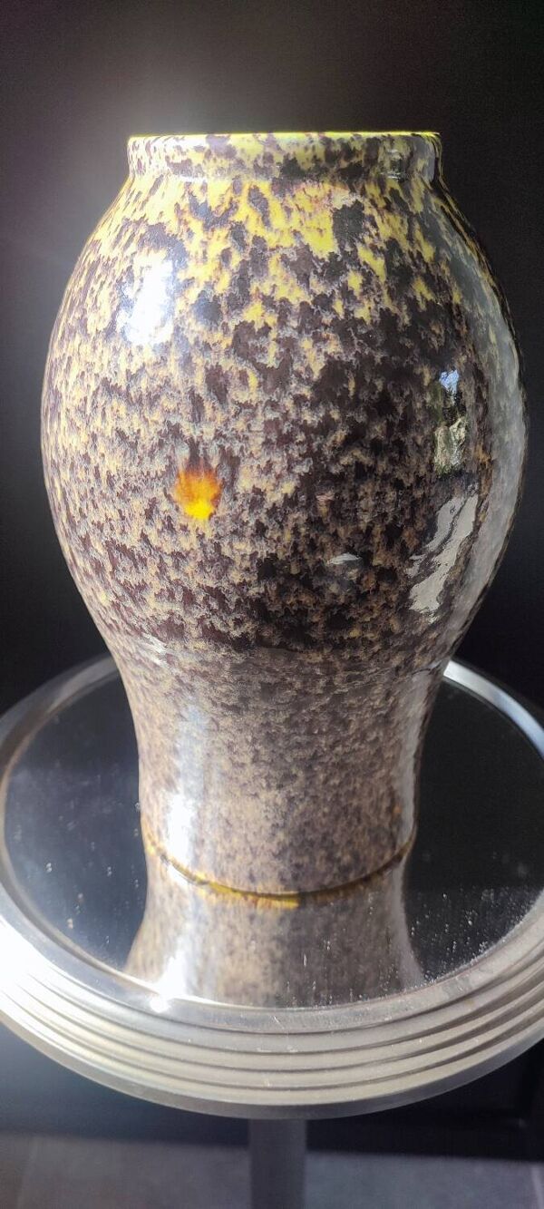 Vase balustre Accolay KC tête de taureau n°5