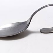 Set of Twelve Steel Serving Spoon by Pinti, Italy, 1980s