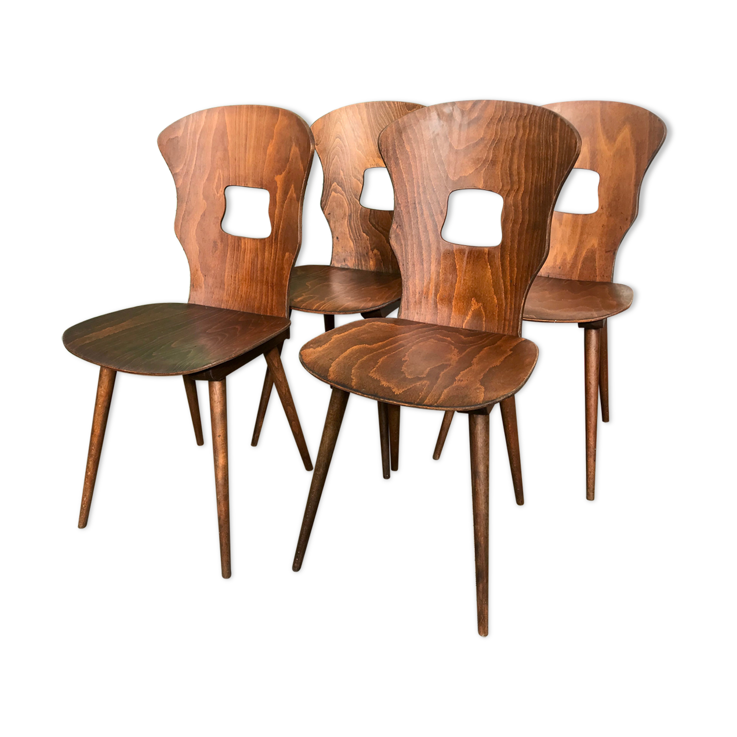 4 Baumann Gentiane chairs