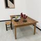 Pine farmhouse table 160 x 110 cm