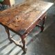 18th century oak farm table