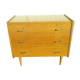Convenient 3-drawer oak veneer 1970
