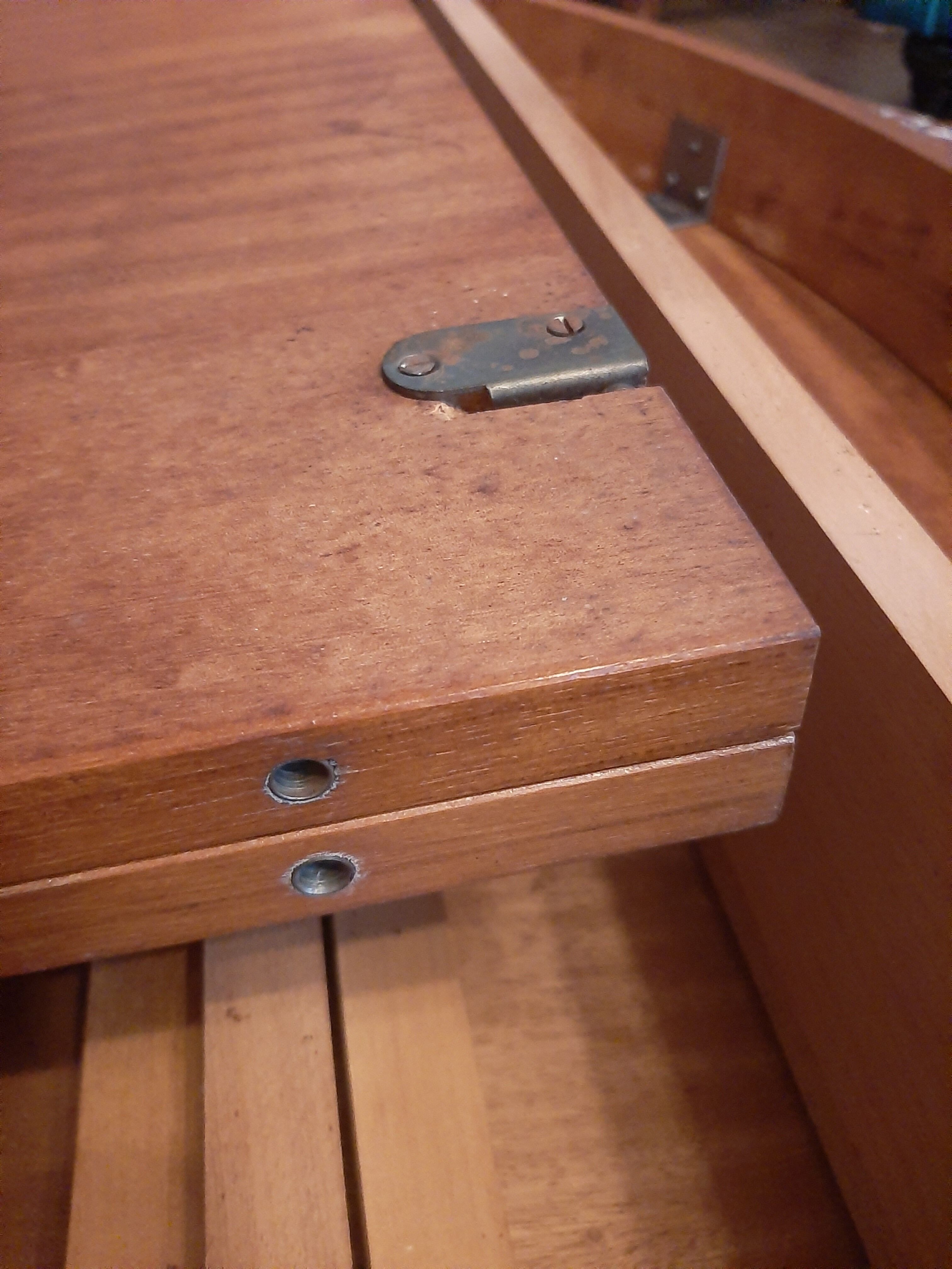 Table ronde extensible scandinave teck vintage