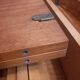 Table ronde extensible scandinave teck vintage