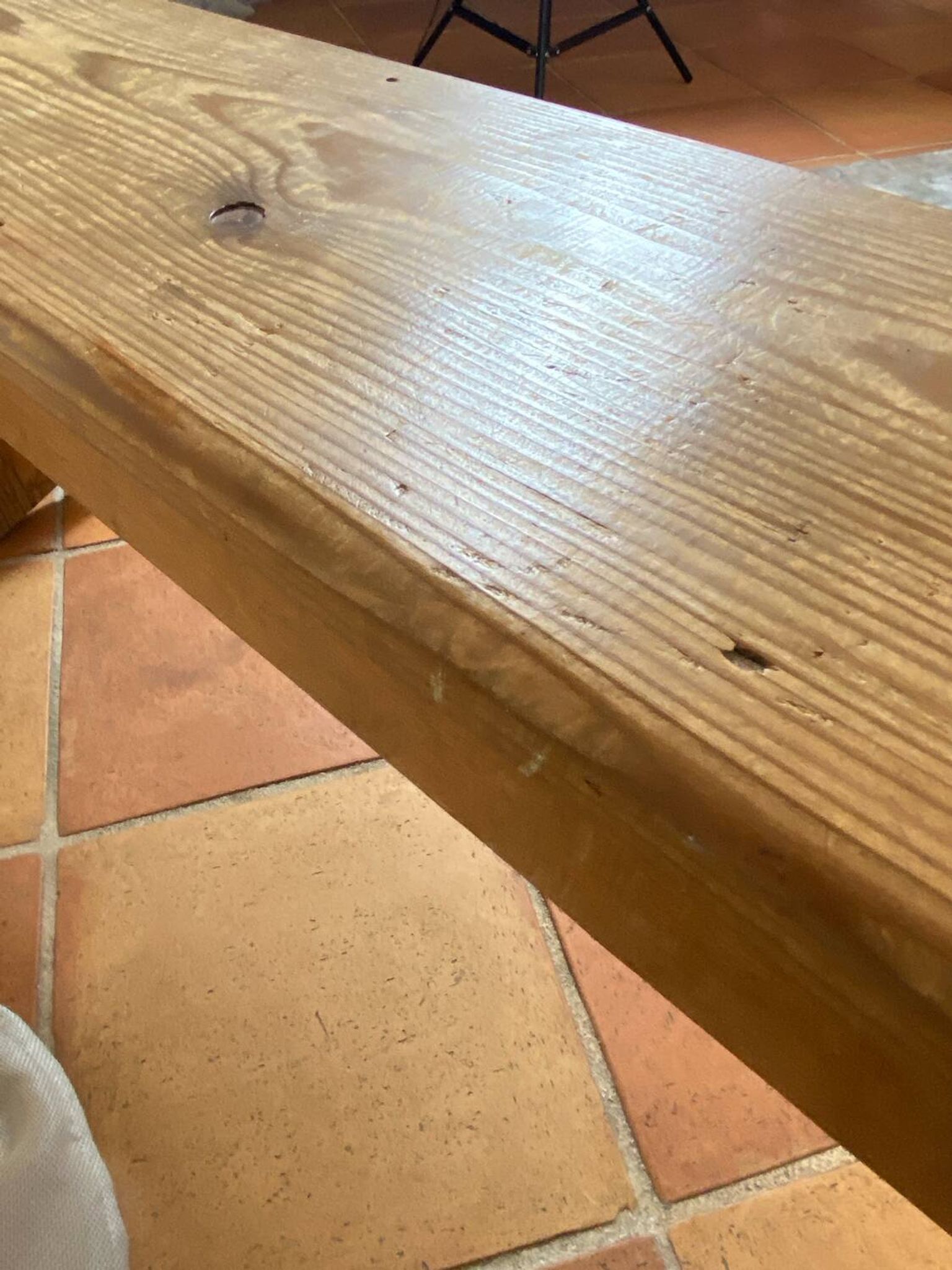 Authentique  banc de ferme en sapin