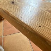 Authentique  banc de ferme en sapin