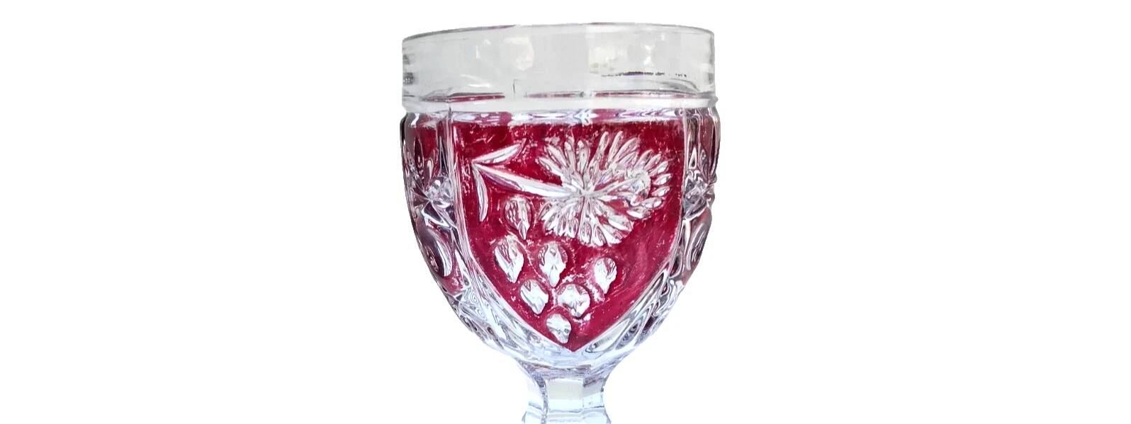 Verre à pied coloré Anna Hutte modèle Asti, Allemagne