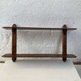 Etagère murale en bois de chêne