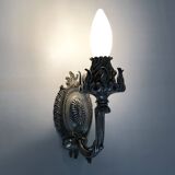 Pair of Art Deco wall lights from the 1940s designed by Bruno Chiarini