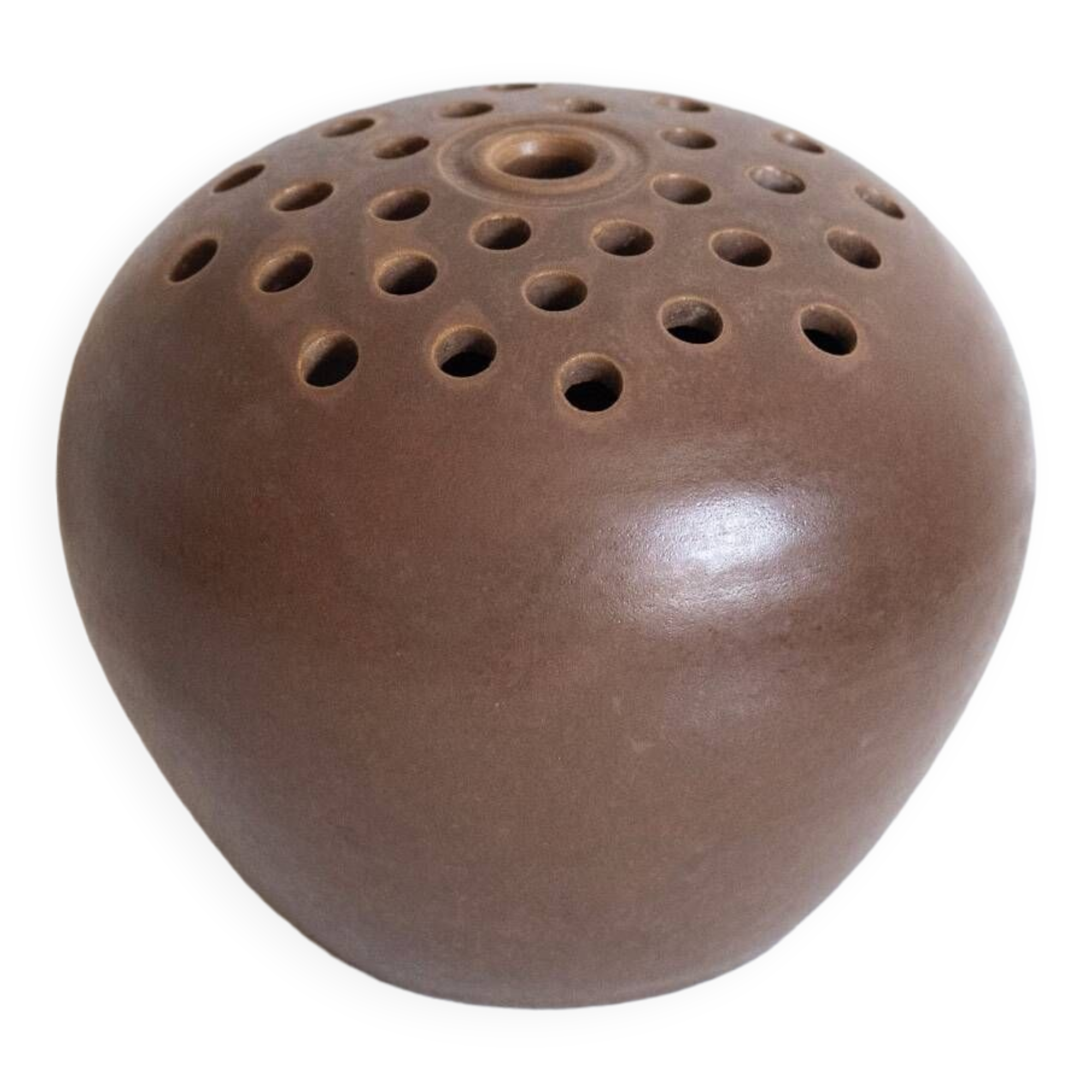 Large vintage signed flower pick