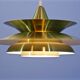 Danish hanging lamp in brass, 1970s
