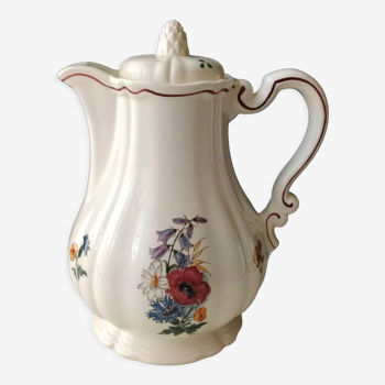 Cafetière en faience de Sarreguemines modèle Agreste