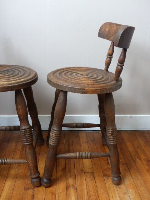 Children's chairs wooden gross 50s