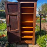 Antique oak bonnetière