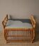 Rattan toy box, Scandinavian decoration, handmade