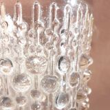 Brutalist crystal vase 1970