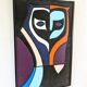 Tableau art tribal animalier