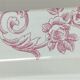 shelf porcelain earthenware of Paris floral decoration style toile de Jouy
