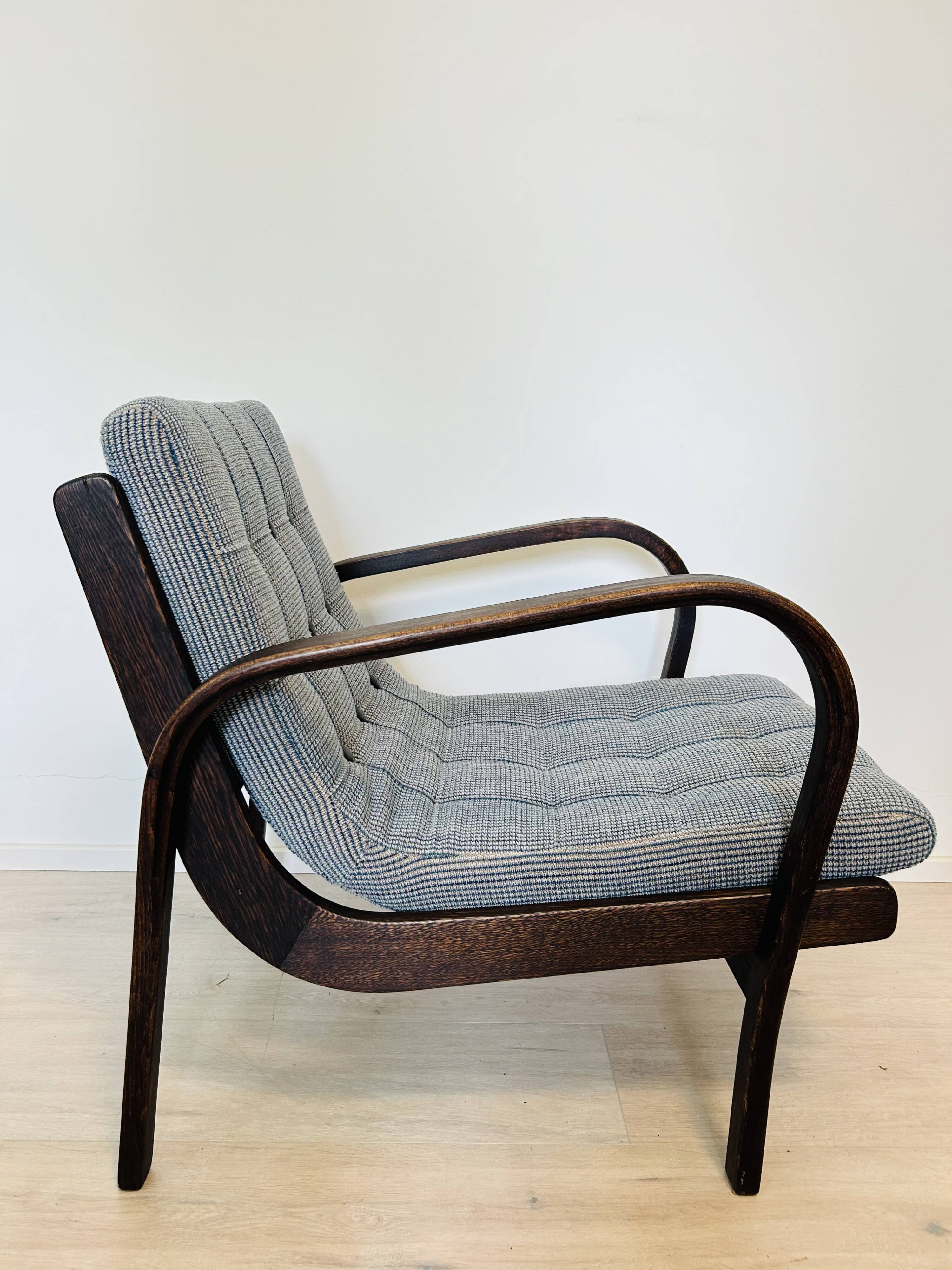 Vintage Lounge Armchair by Kropacek&Kozelka for Interior Prague, 1960’s