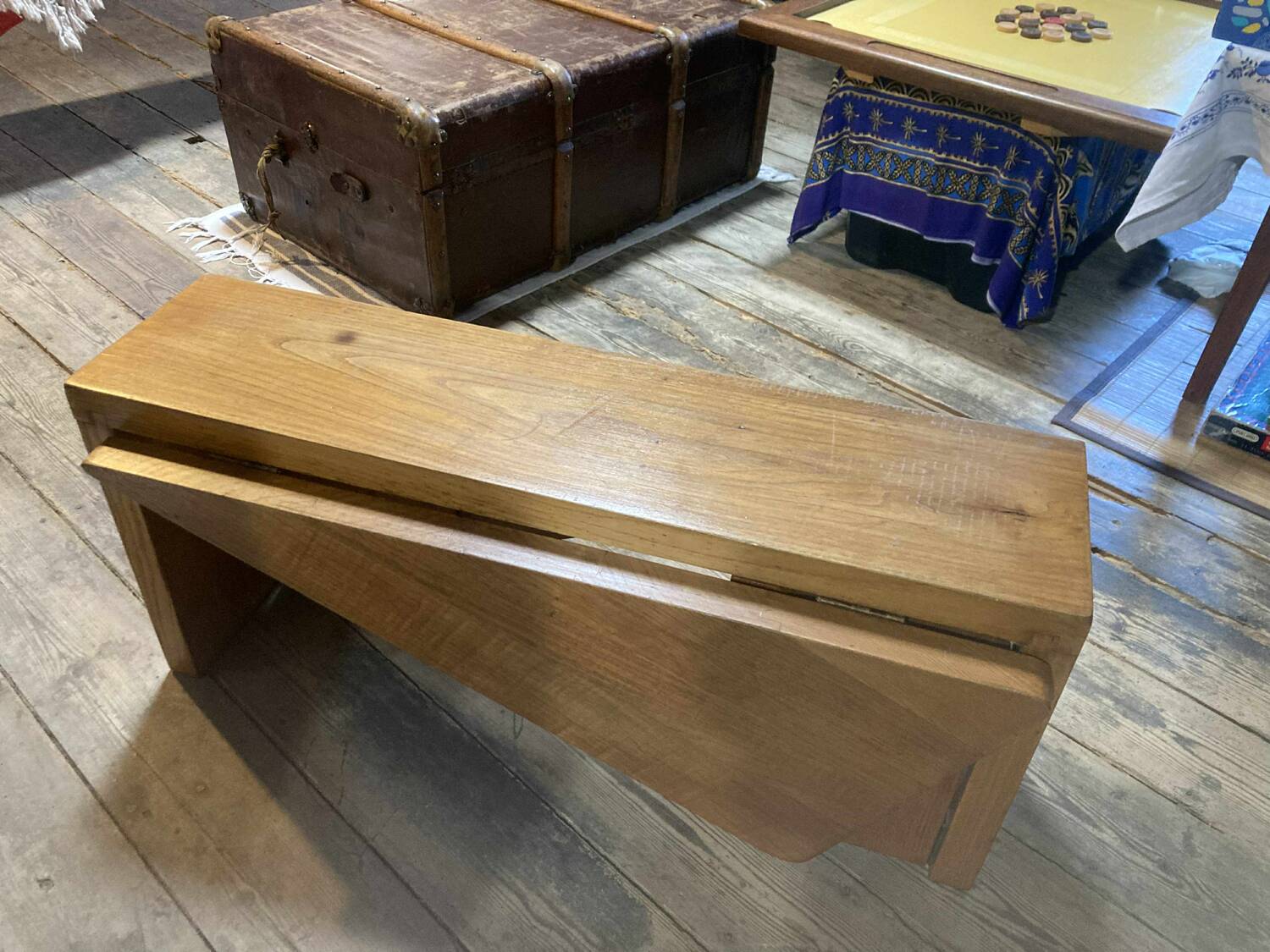 Solid walnut coffee table