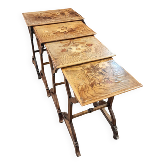 Art Nouveau Nesting Table