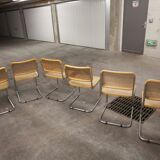 Set of 6 chairs by Marcel Breuer B32