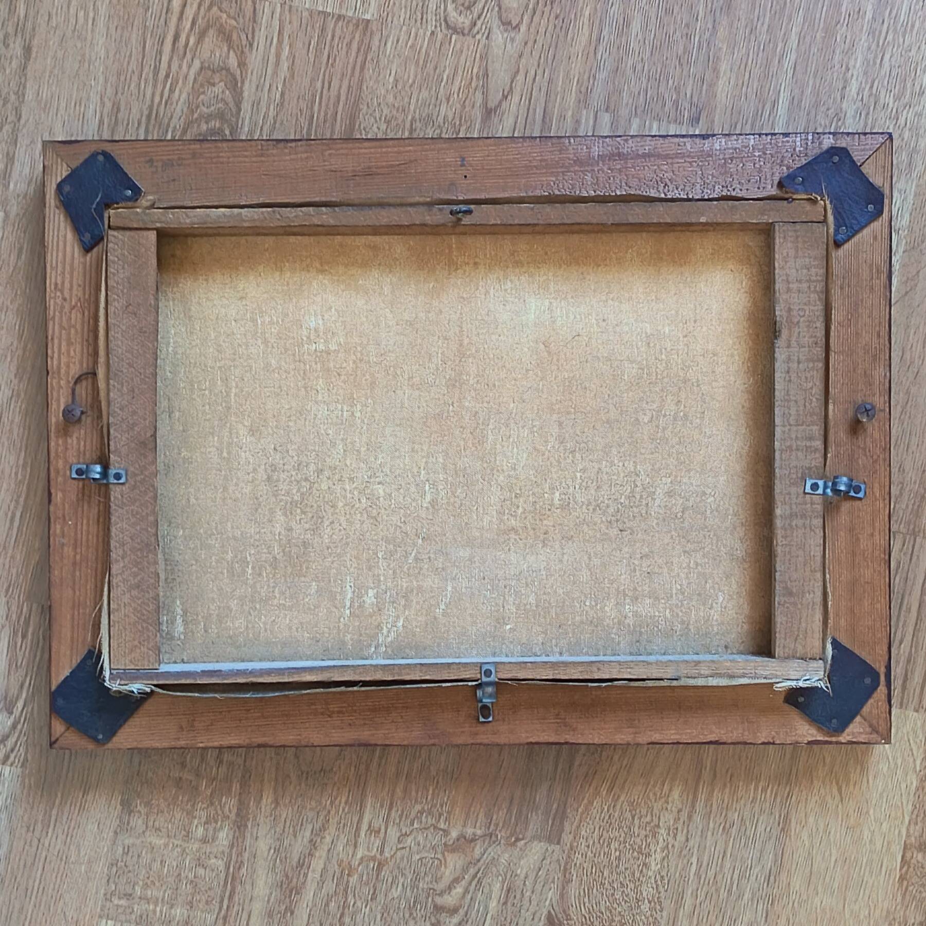 Original vintage oil painting by Vosgian artist.