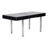 Czech Bauhaus Extendable Dining Table in Oak Veneer, 1930s