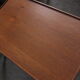 Danish teak and aluminium adjustable wine table, 1960s