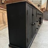 Old piece of furniture transformed into a TV stand