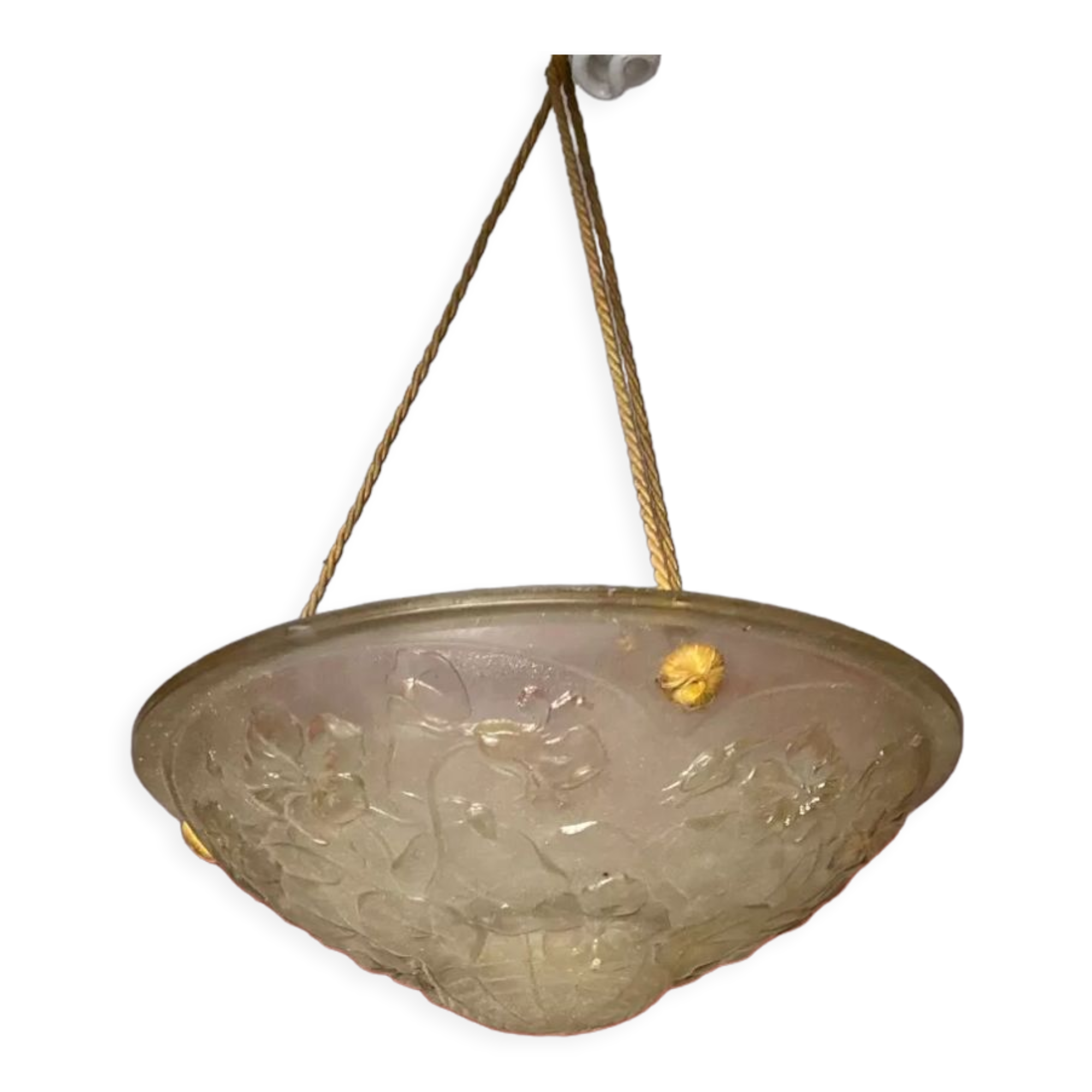 Ceiling suspension glass paste