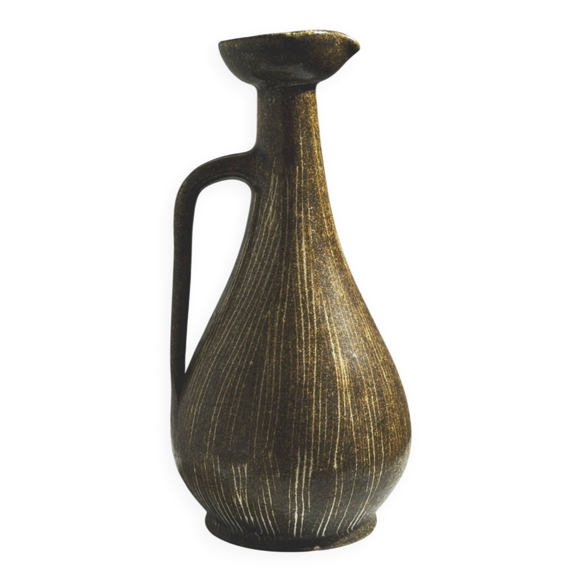 Ceramic jug by the Accolay potters
